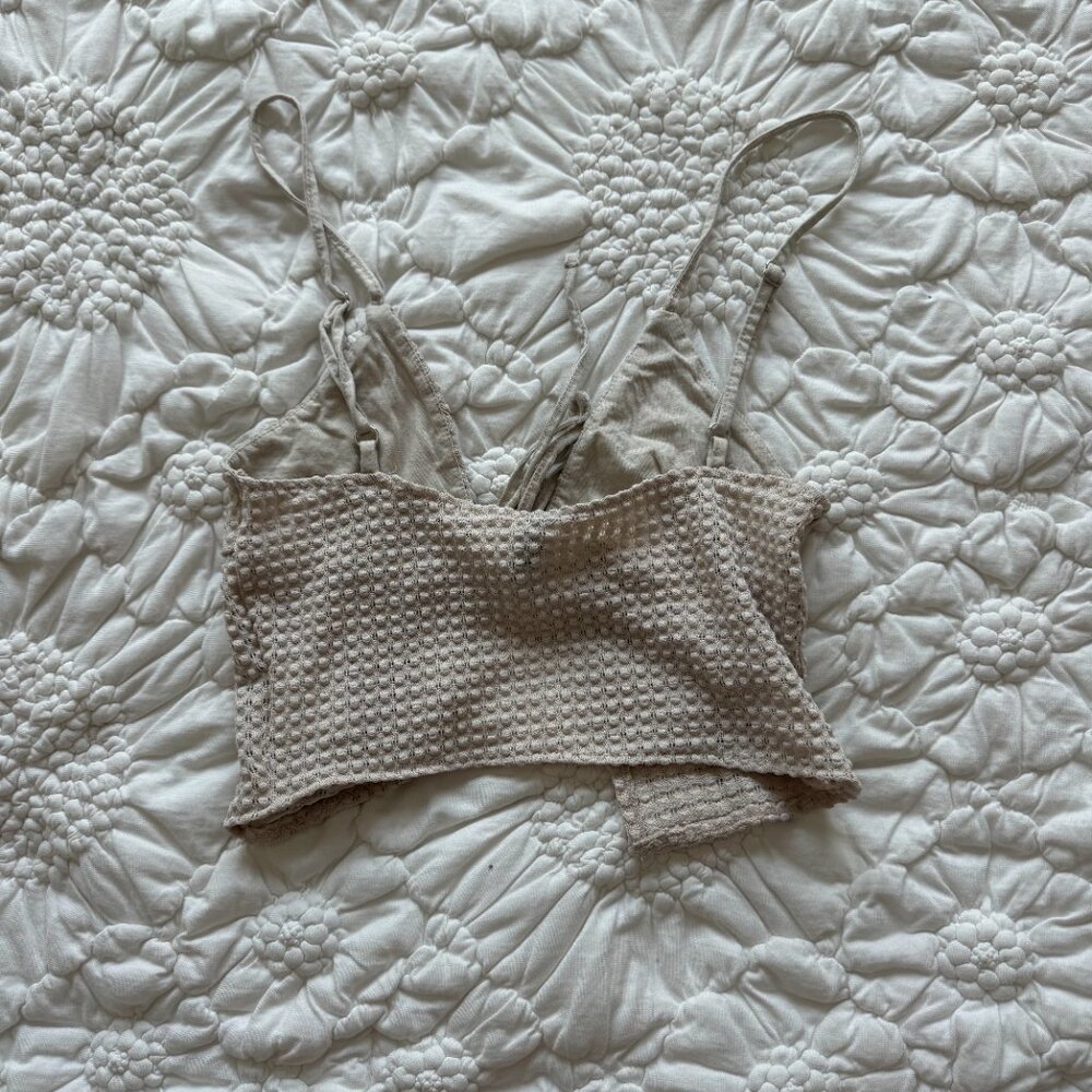 Tan crop top - Picture 2 of 2